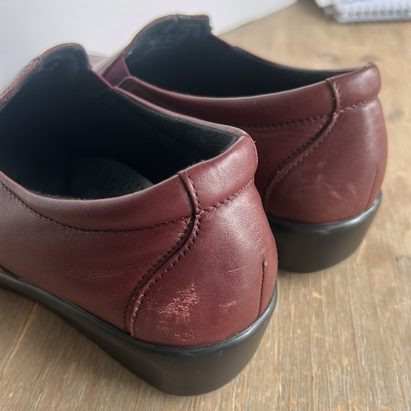 SAS Tripad Comfort Burgundy Leather Dream Loafers Shoes Slip-On Women's 8.5 W - Picture 5 of 16